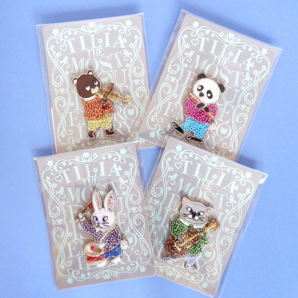 刺繍ステッカー【音楽隊】 | tilia