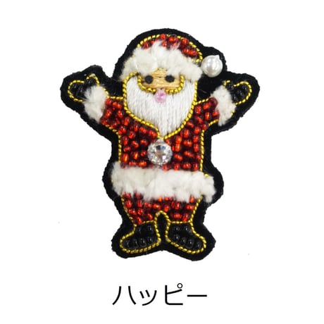 サンタクロースのブローチ