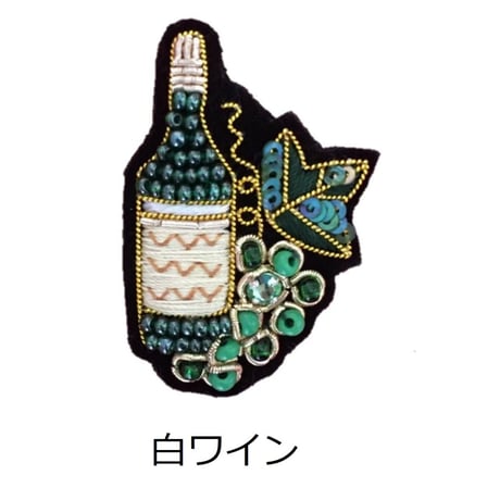 ワインブローチ
