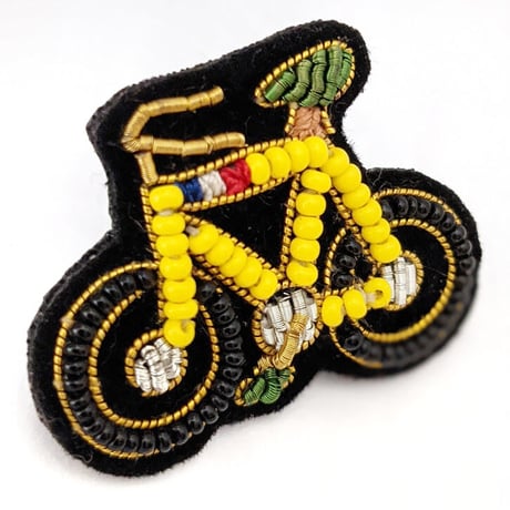自転車のブローチ