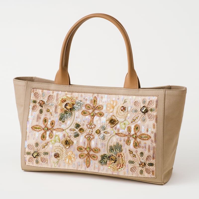 通信講座アリワーク中級 フッキングステッチのトートバッグ | tilia