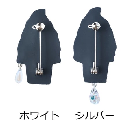 ソフトクリームブローチ