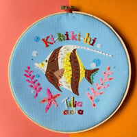 【ビーズ刺繍キット】ハワイアンビーズ刺しゅうアート　フィッシュ