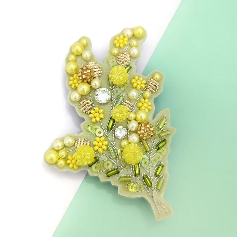 ミモザのブローチ | tilia