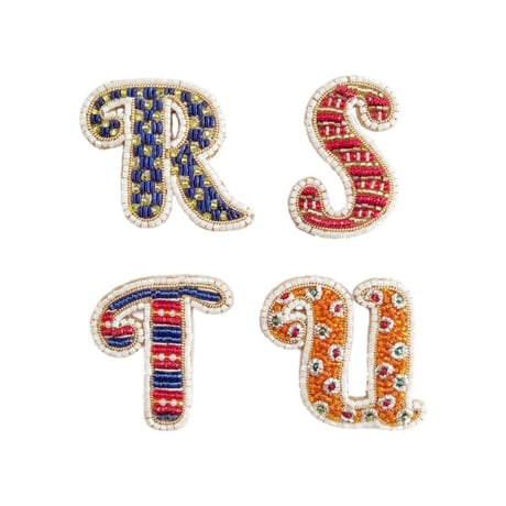 刺繍ステッカー マルチ【N～Z】