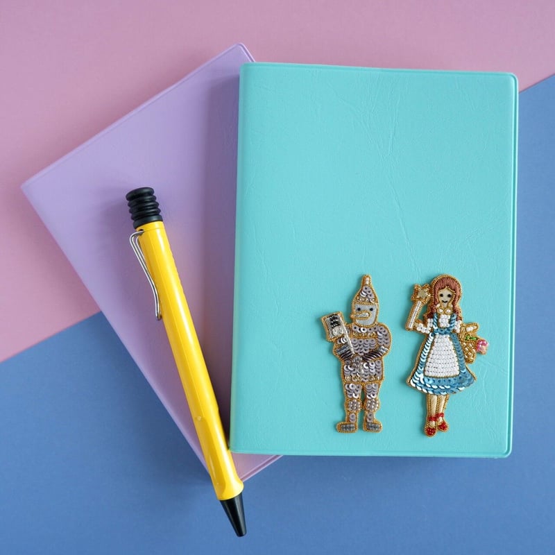 ★オズの魔法使い★激レア3点セット★当時物★70年保存 刺繍ステッカー【オズの魔法使い】 | tilia