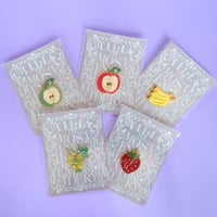 刺繍ステッカー【フルーツ】