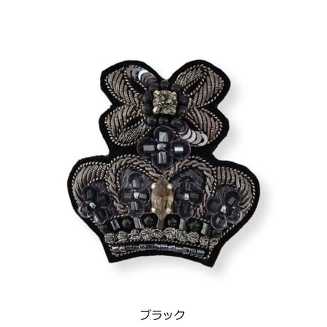 リボンクラウンブローチ