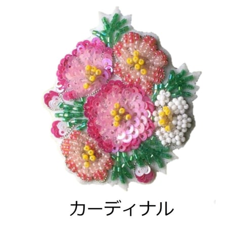 フローラルブーケブローチ