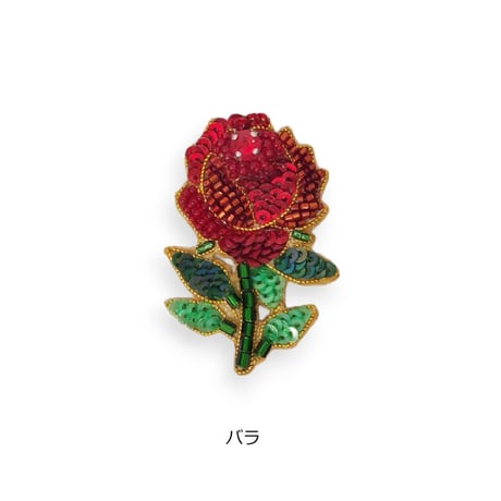 刺繍ステッカー【フラワー】