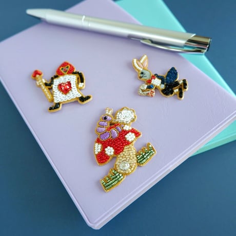 刺繍ステッカー【不思議の国のアリス】