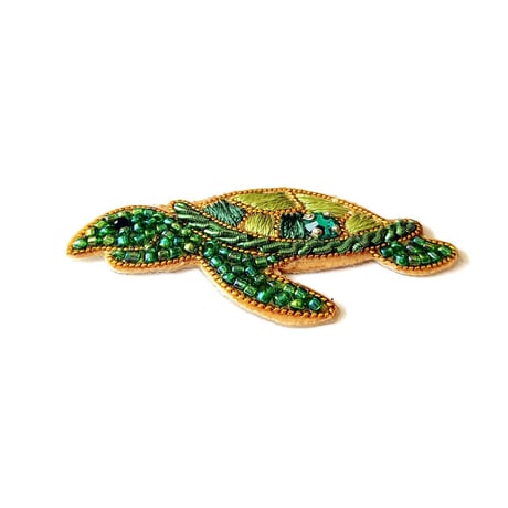 刺繍ステッカー【人魚姫】