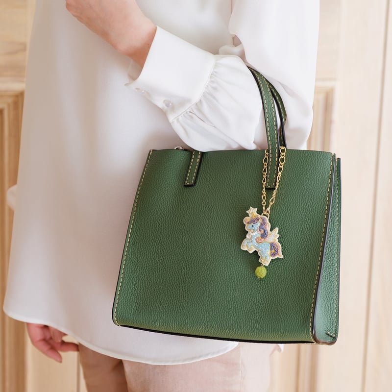 ユニコーンクリームチャーム ユニコーンのバッグチャーム | tilia