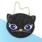 キュートなパースチャーム ブラックキャット