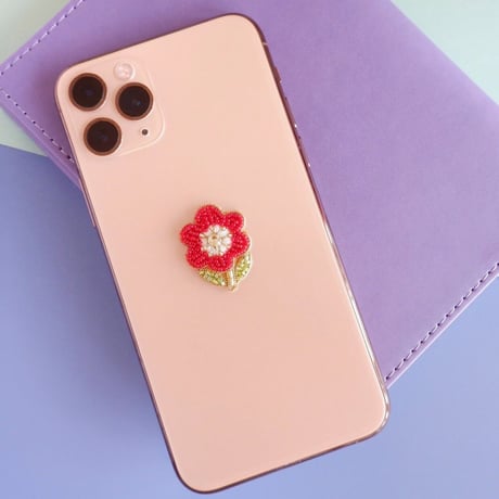 刺繍ステッカー【フラワー】