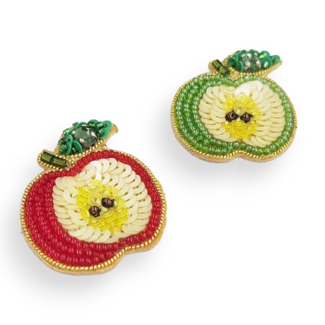 刺繍ステッカー【フルーツ】