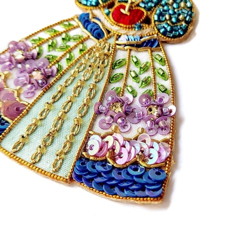 刺繍ステッカー【白雪姫】