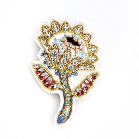 【KLAUS HAAPANIEMI × KEIJI TAGAWA】Blue Flowerブローチ