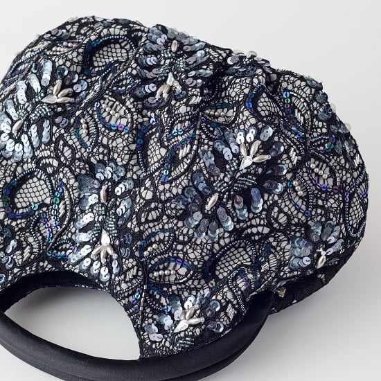 ビーズ刺繍キット】レースフラワーのバルーンバッグ ※解説動画付き | tilia