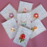 刺繍ステッカー【フラワー】