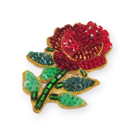 刺繍ステッカー【フラワー】