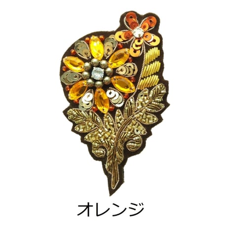 トゥインクルフラワーブローチ