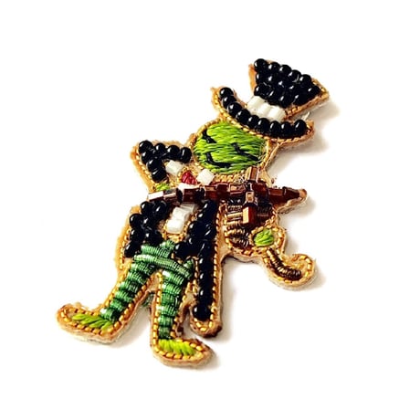 刺繍ステッカー【ピノキオ】