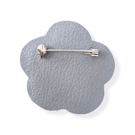 キラキラローズブローチ