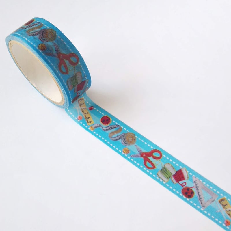 ◆hina＊マステ切り売りセール中◆ マスキングテープ ソーイングBL | tilia