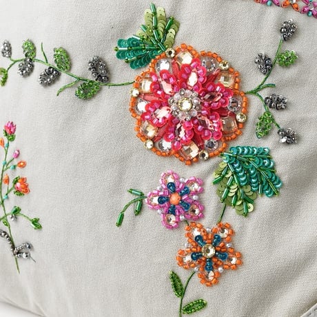 【ビーズ刺繍キット】ワイルドフラワーの2WAYバッグ