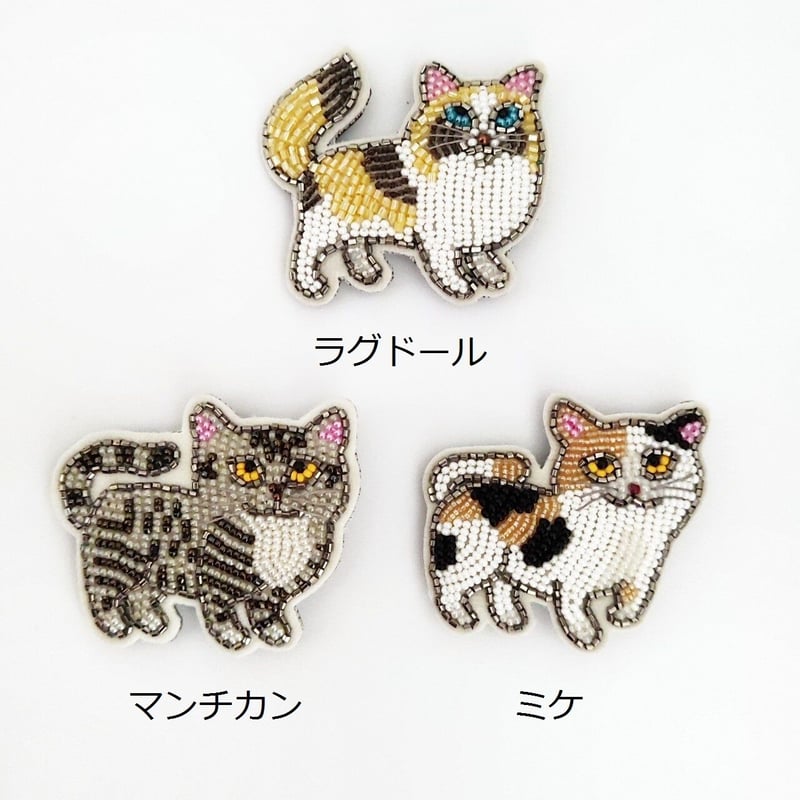 ネコのブローチ | tilia