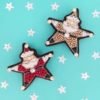 STARサンタクロースブローチ