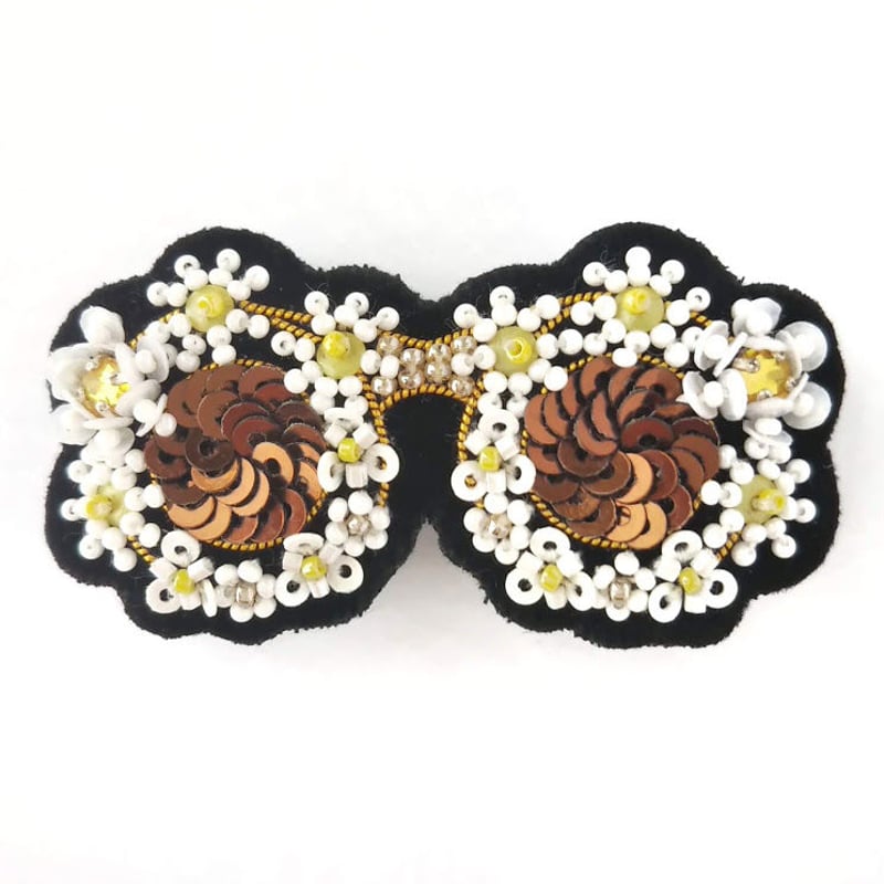 マルジェラ　花ブローチ　フラワー フラワーサングラスのブローチ マーガレット | tilia