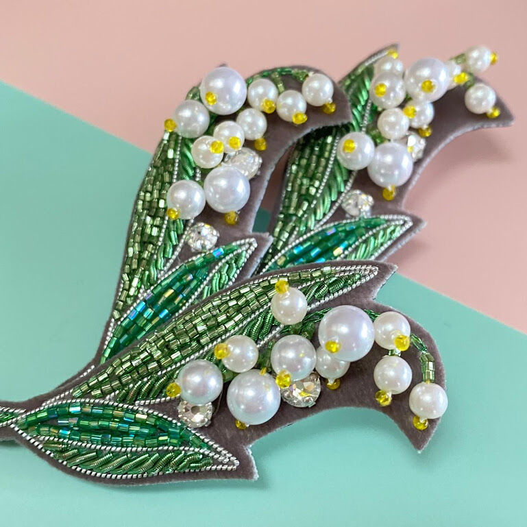 すずらんのブローチ | tilia