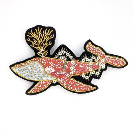 【KLAUS HAAPANIEMI × KEIJI TAGAWA】 Lightening WhalesブローチL