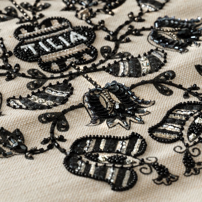 ビーズ刺繍キット】チリアのフラワートートバッグ | tilia