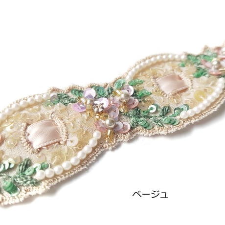 フローラルリボンチョーカー