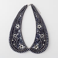 【ビーズ刺繍キット】ビジューフラワーとパールのカラーネックレス