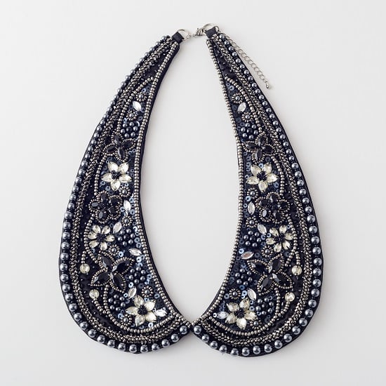 ビーズ刺繍キット】ビジューフラワーとパールのカラーネックレス