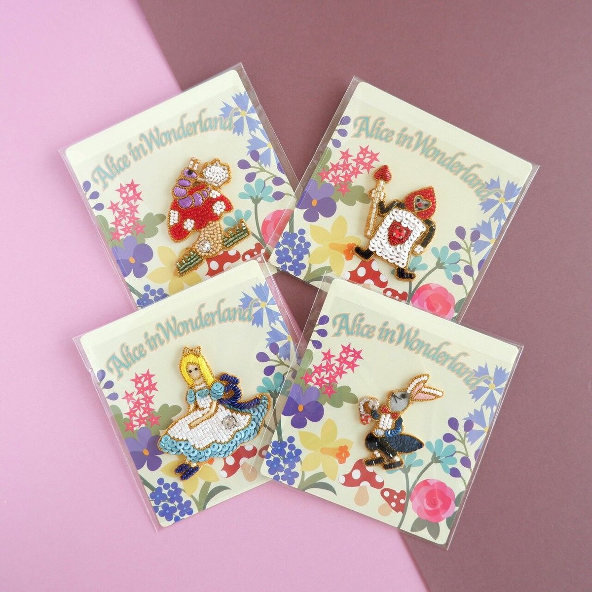 刺繍ステッカー【不思議の国のアリス】 | tilia