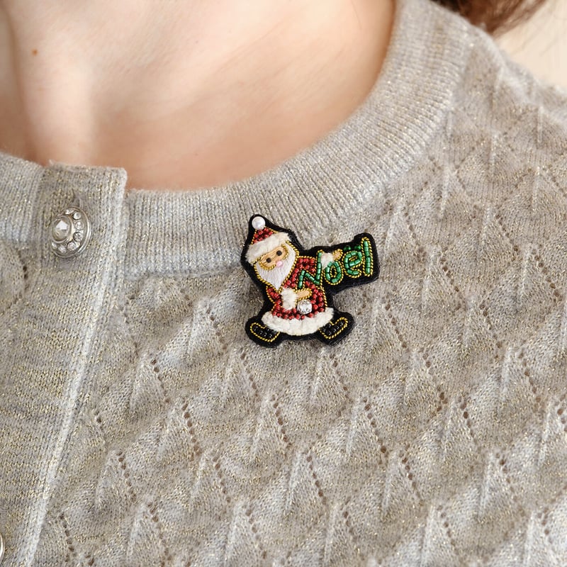 サンタクロースのブローチ | tilia