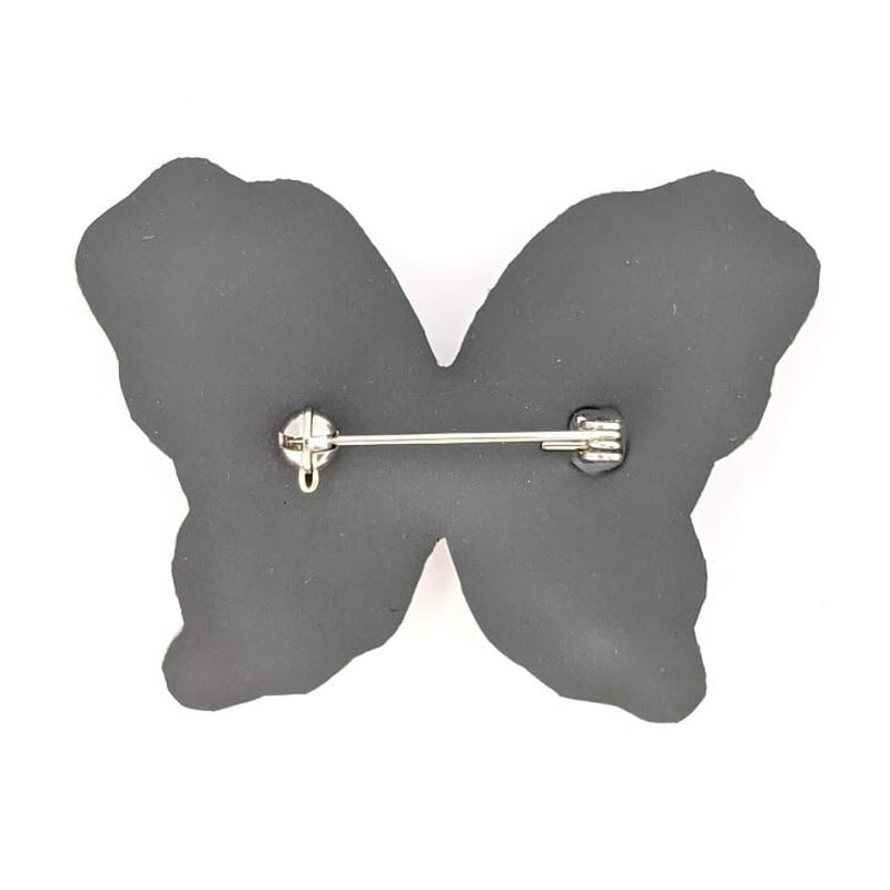 フラワーバタフライブローチ シルバー | tilia