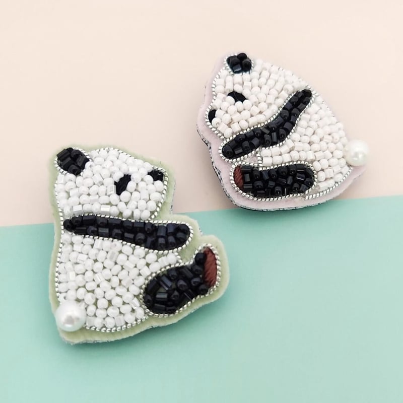 パンダブローチ | tilia