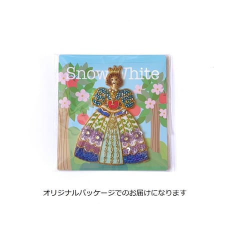 刺繍ステッカー【白雪姫】