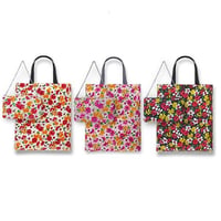 花柄ビーズ刺繍ポーチ エコバッグ付