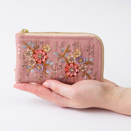 【ビーズ刺繍キット】フラワーハーモニーのフラグメントケース  ※解説動画付き