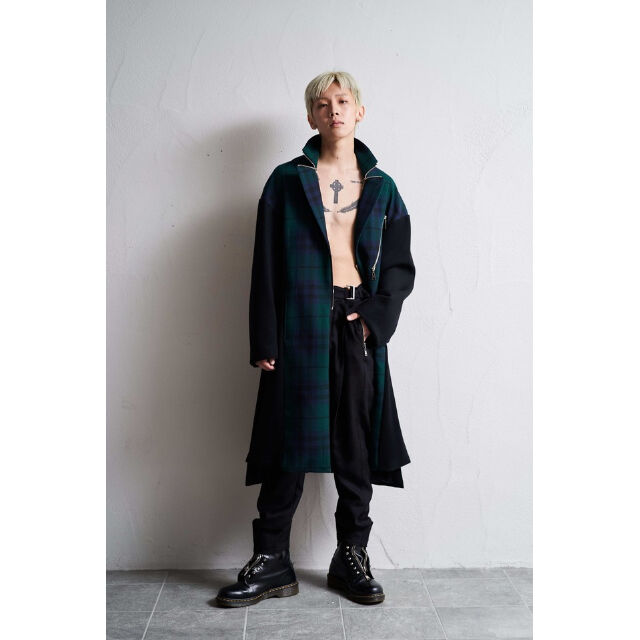 ACUOD by CHANU/Tartan Long Coat | disruptive-Na...