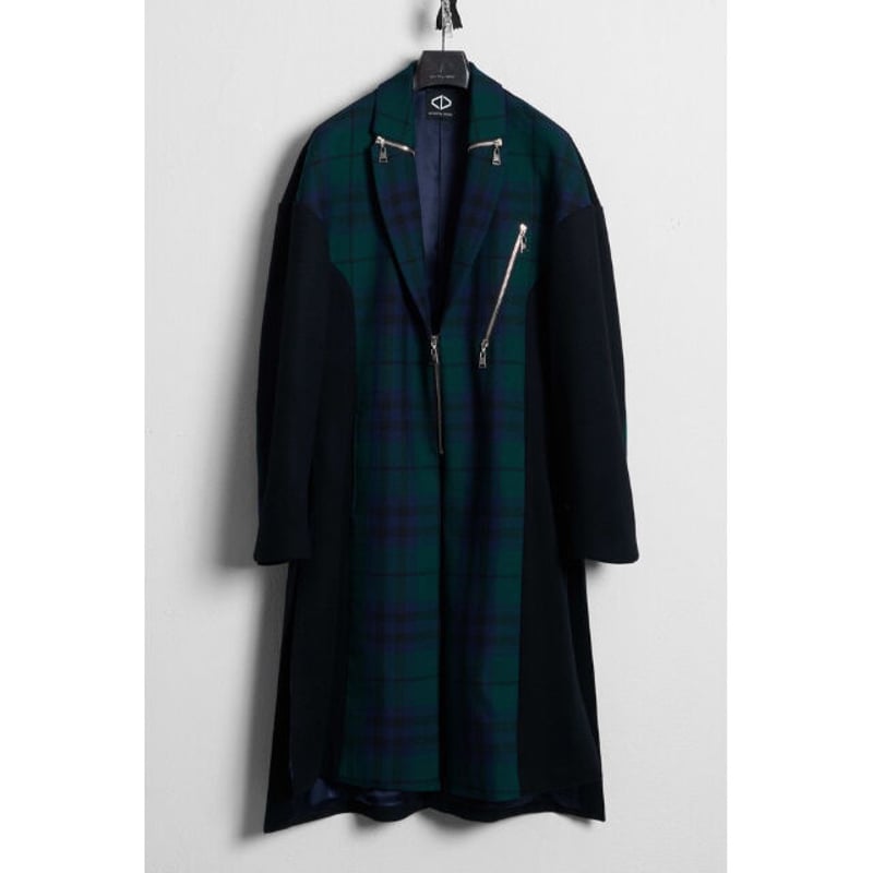 ACUOD by CHANU/Tartan Long Coat | disruptive-Na...