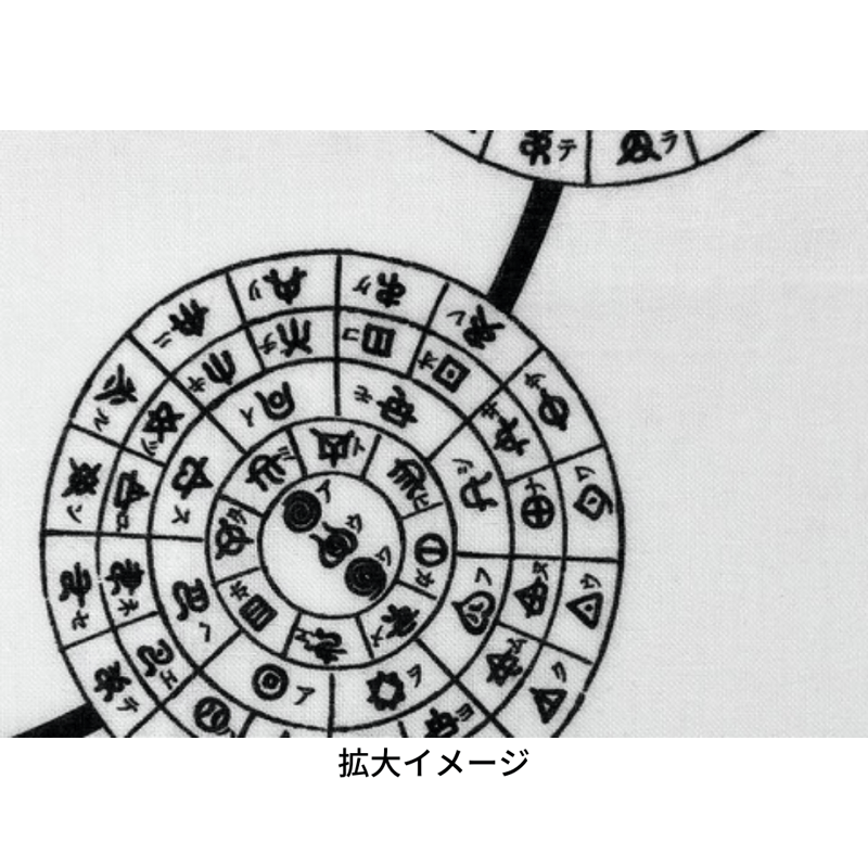 クスリエ手拭い カタカムナフトマニ | カタカムナ・クスリ絵の学校