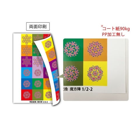 クスリエ 時空変換 魔法陣（A4サイズ/両面カラー/20枚入）